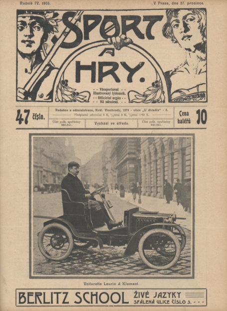 115 años de ingeniería automóvil en Mladá Boleslav: en diciembre de 1905, Laurin & Klement presentó la Voiturette A