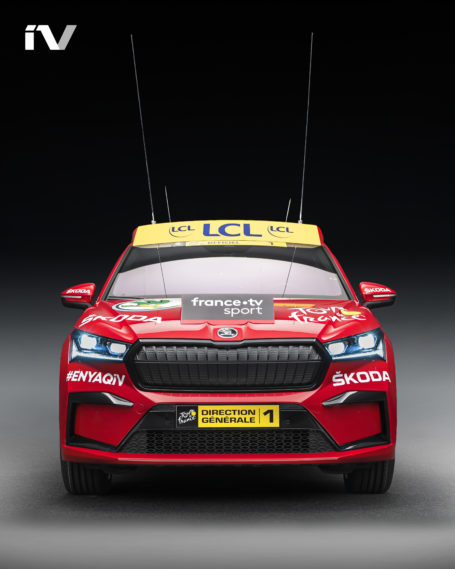 El ŠKODA ENYAQ iV se estrena en el Tour de Francia