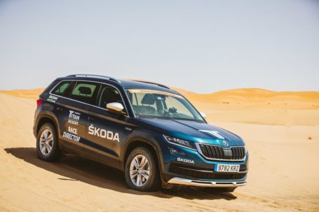 ŠKODA preparada para la Titan Desert