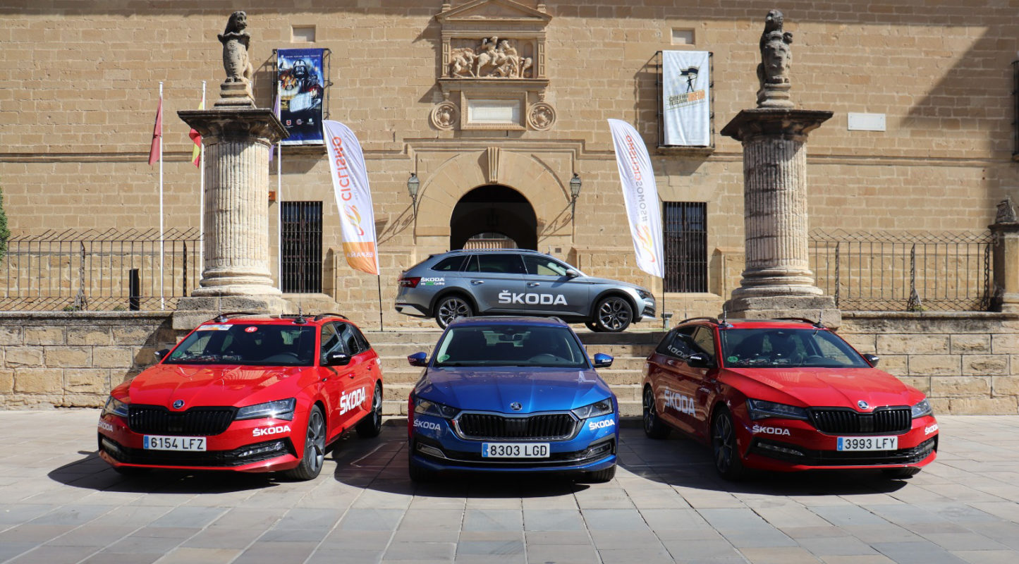 ŠKODA, coche oficial del Campeonato de España de Ciclismo en Carretera