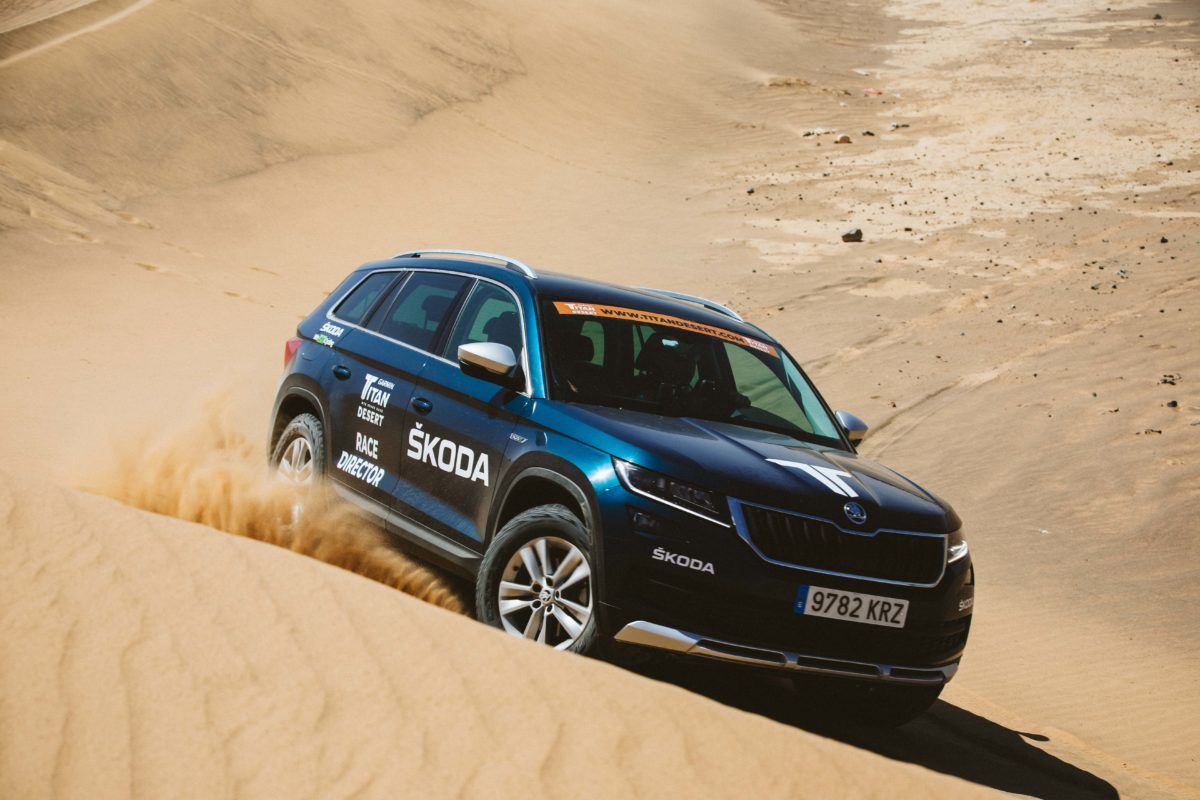 ŠKODA preparada para la Titan Desert