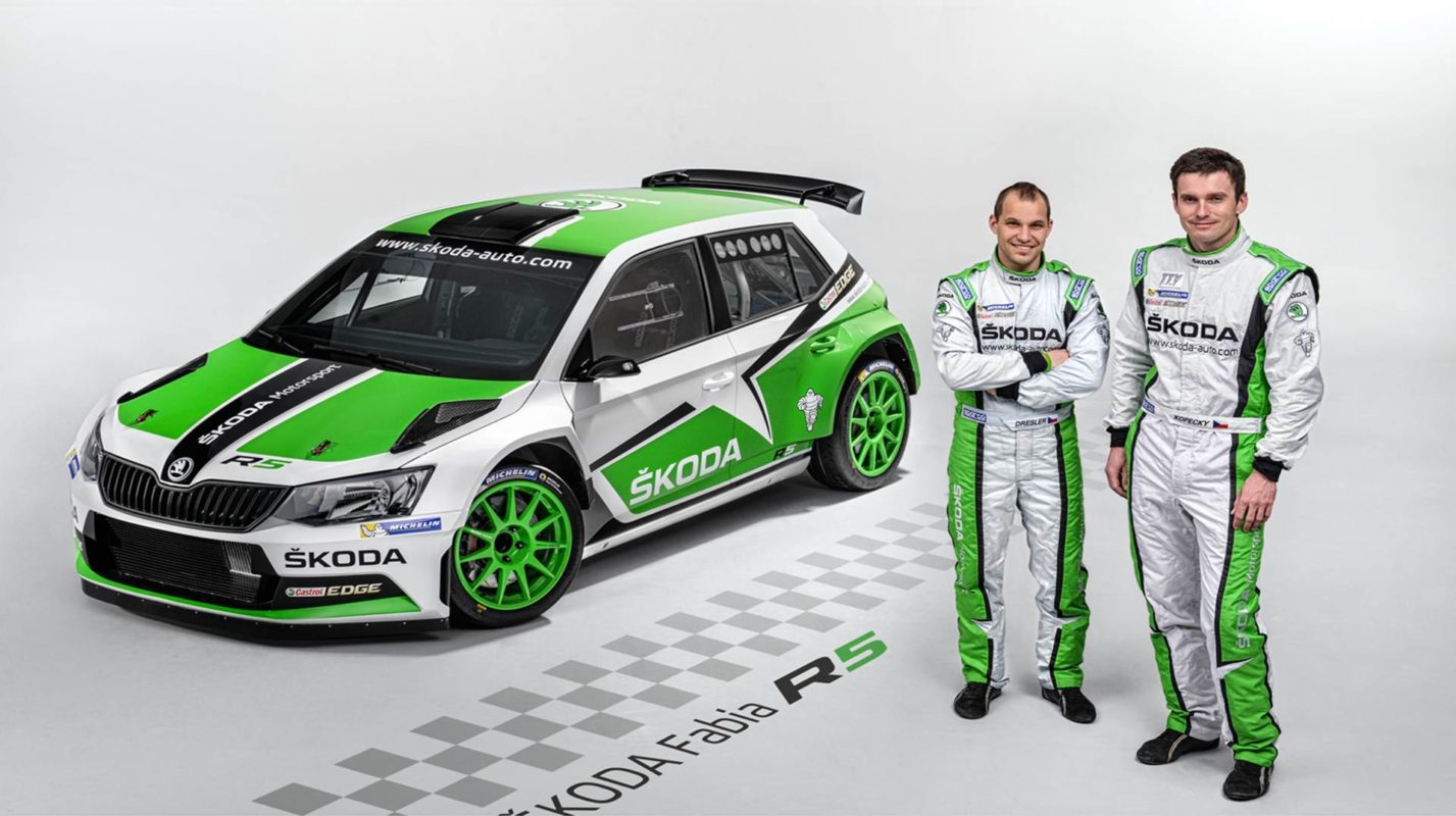 DEBUT MUNDIAL DEL NUEVO ŠKODA FABIA R5 EN EL PRIMER RALLY DEL CAMPEONATO DE REPÚBLICA CHECA