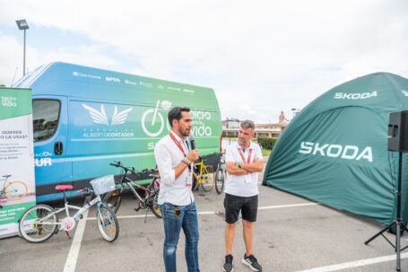 La Vuelta acoge una nueva campaña de Bicis para la Vida by Škoda