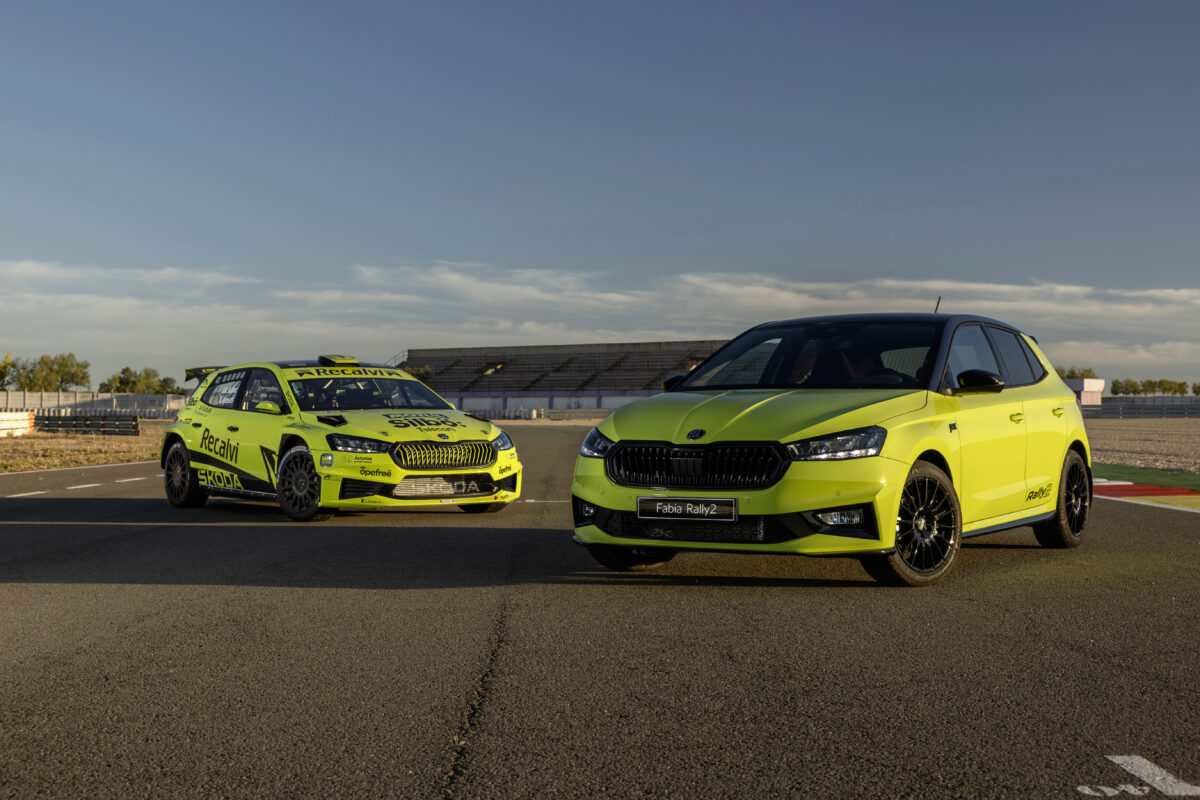 Rally2 limited edition by “Cohete” Suárez: Škoda pone a la venta en España la versión más picante del Fabia