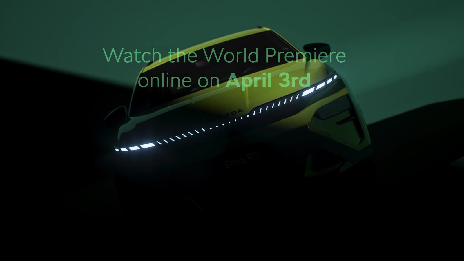 Škoda Elroq RS: Primer teaser