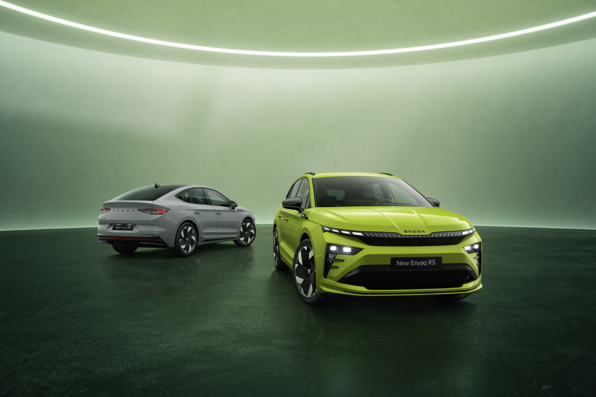 Las versiones deportivas RS completan la nueva familia Škoda Enyaq como modelos superiores de la gama