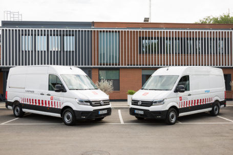 Sorigué electrifica su flota con la incorporación de los primeros seis Volkswagen e-Crafter entregados en España