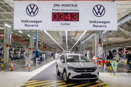 Fabricación del Volkswagen Taigo en Volkswagen Navarra